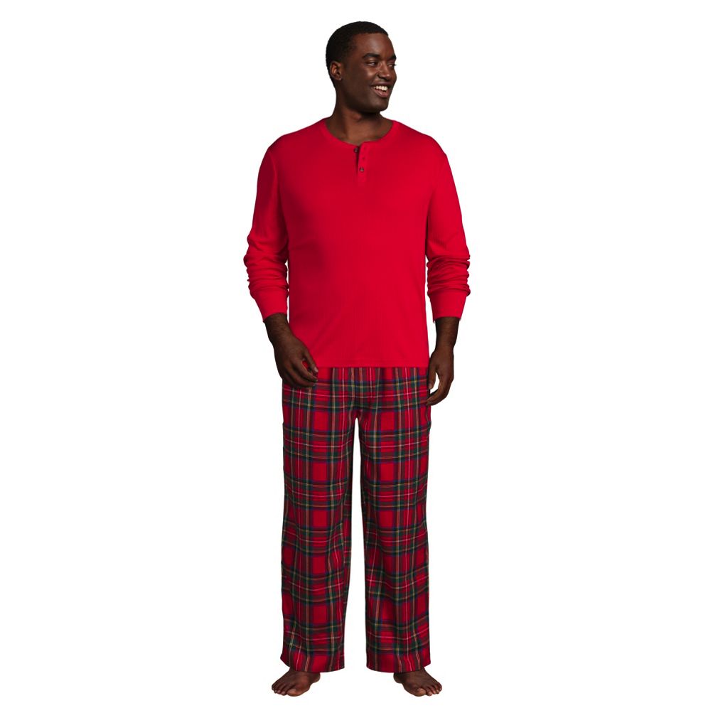 Men's Big and Tall Flannel Pajama Pants