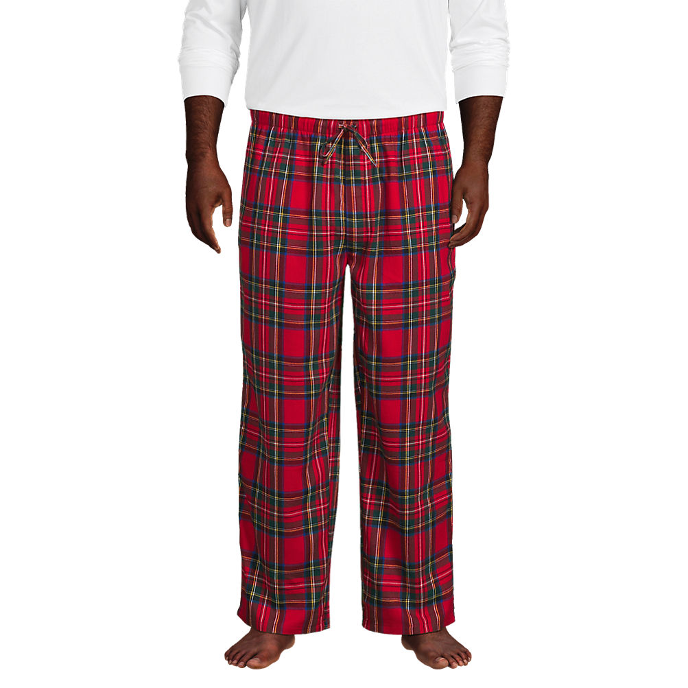 Men's Big and Tall Flannel Pajama Pants