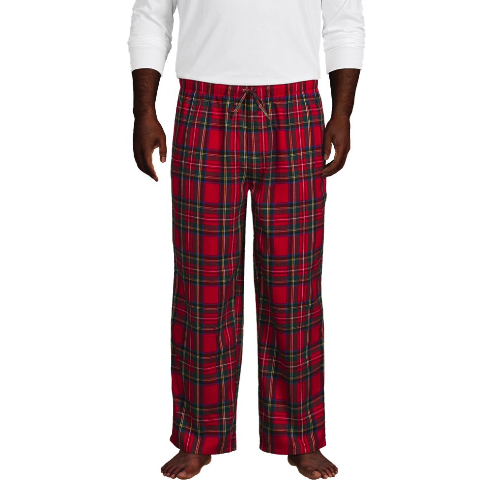 Men's red pajama trousers