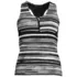 Women's Chlorine Resistant Zip Front Tankini Swimsuit Top , Front