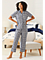 Pantacourt de Pyjama en Popeline Draper James x Lands' End, Femme Stature Standard