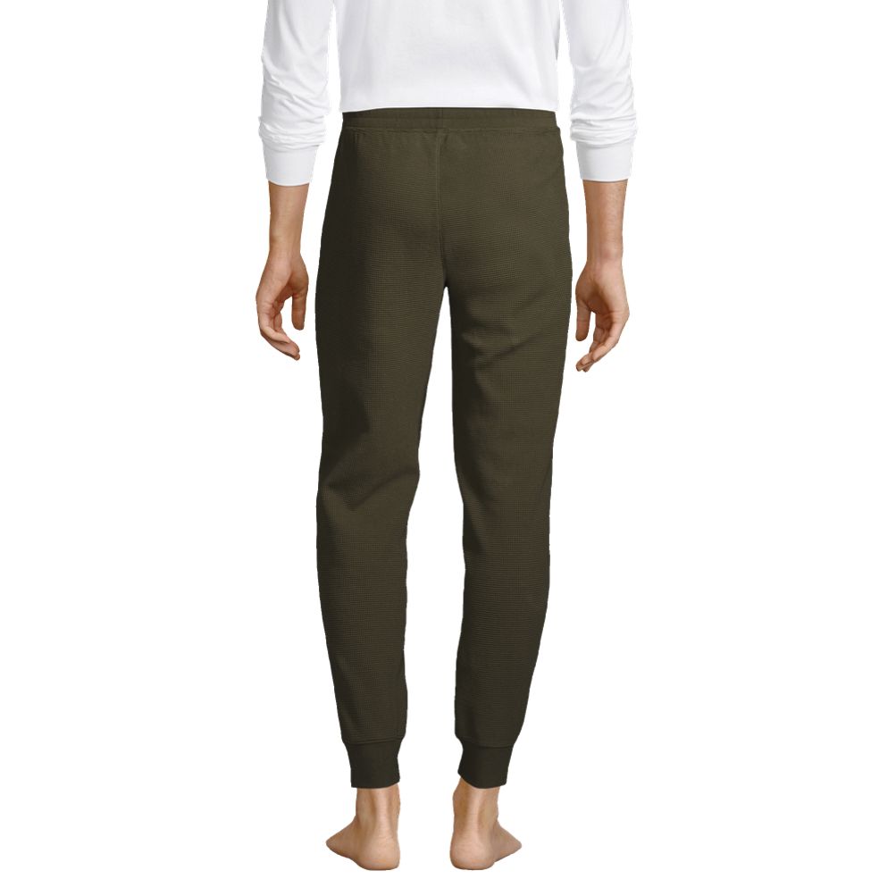 Mens waffle online joggers