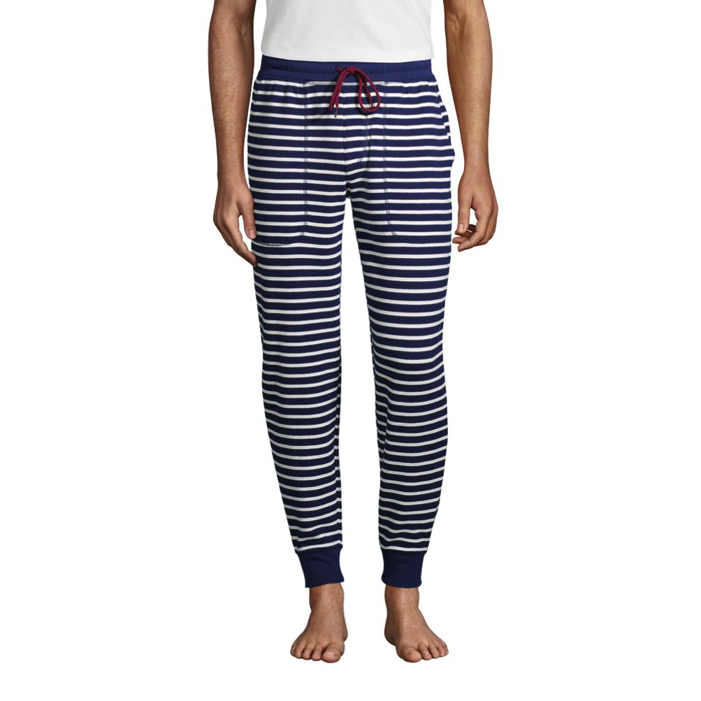 Men s Waffle Jogger Pajama Pants Lands End