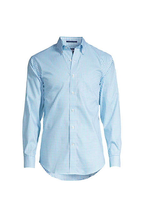 Men's Traditional Fit Stretch No Iron Pinpoint Dress Shirt