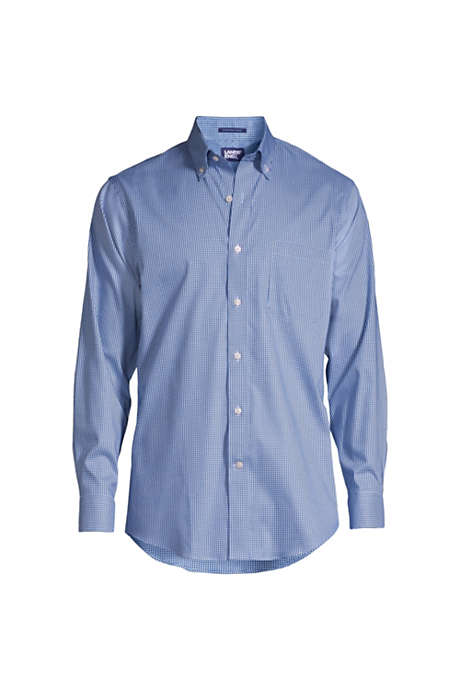 Men's Traditional Fit Stretch No Iron Pinpoint Dress Shirt
