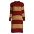 Women's Lounge Crew Neck Slounge Dress - Stripe, Front