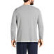 Men's Big and Tall Supima Jersey Long Sleeve Henley, Back