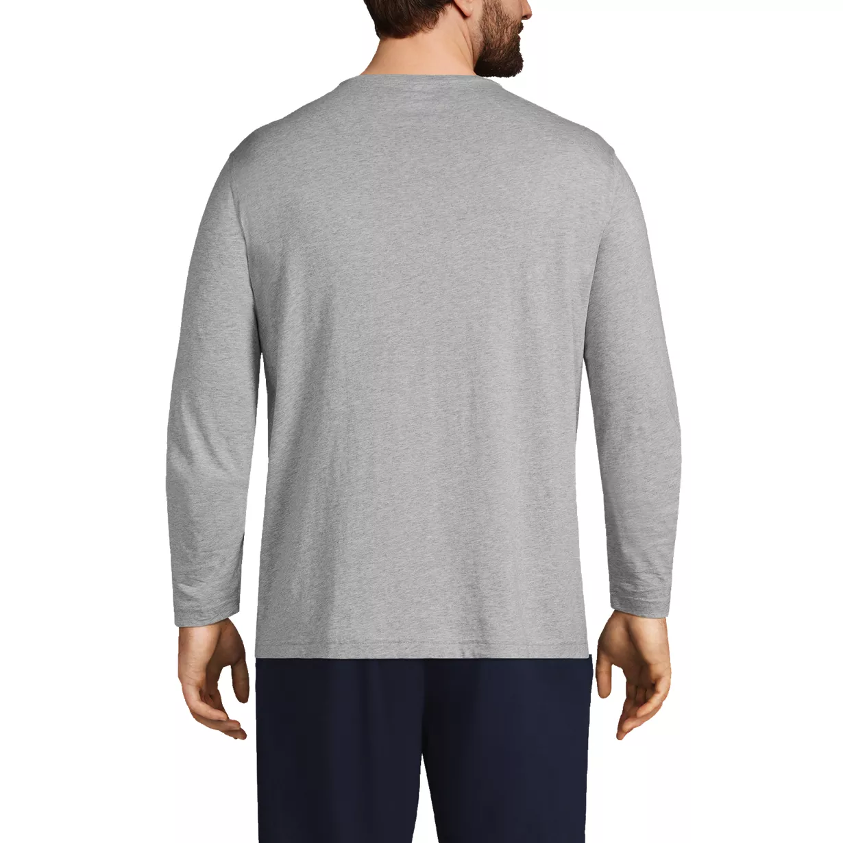 Men's Long Sleeve Cotton Supima Henley