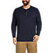 Men's Big and Tall Supima Jersey Long Sleeve Henley, Front