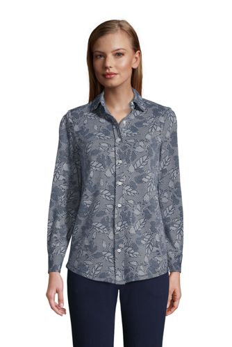 Women's Long Sleeve Sport Knit Button Front Tunic - image 2