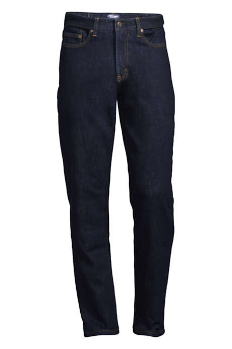 Men's Stretch Comfort Waist Flannel Lined Jeans