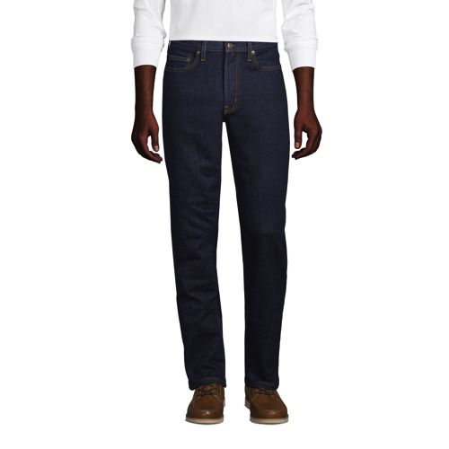Men Traditional Fit Jeans Lands' End