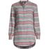 Women's Flannel A-Line Long Sleeve Tunic Top, Front