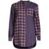 Women's Flannel A-Line Long Sleeve Tunic Top, Front