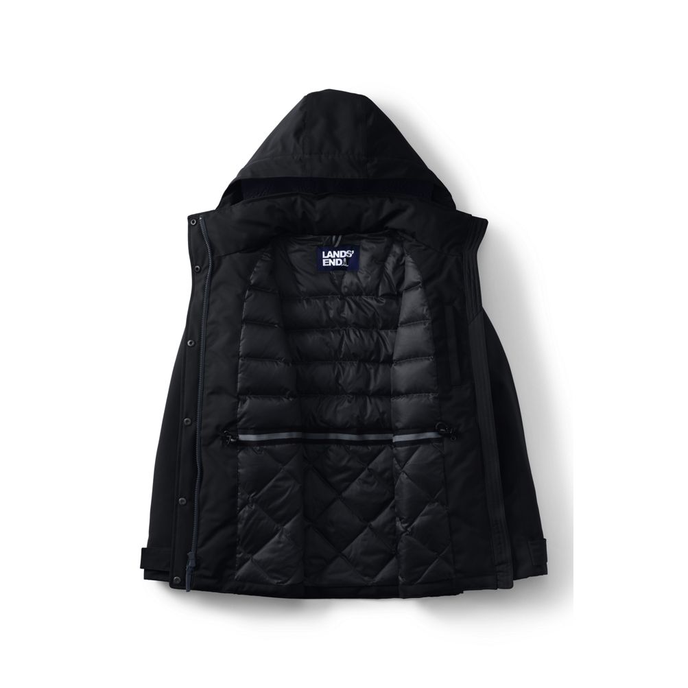 Lands end deals black jacket