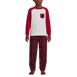 Kids Long Sleeve Pocket Fleece Pajama Set, Front