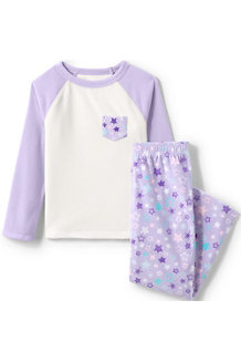 Kids' Long Sleeve Pocket Fleece Pyjama Set 