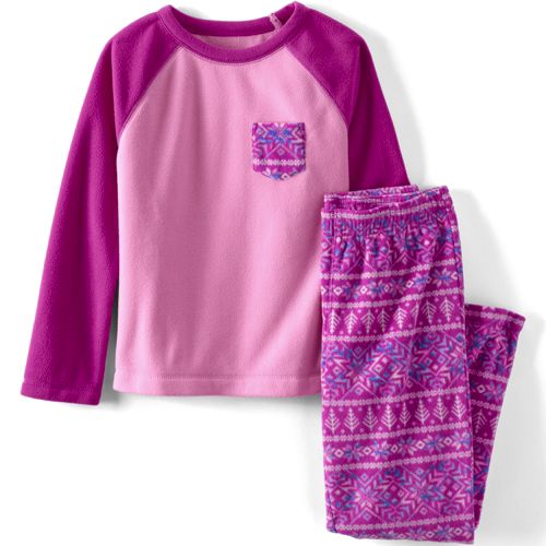 Justice Girls Holiday Long Sleeve Top and Jogger Set with Eyemask