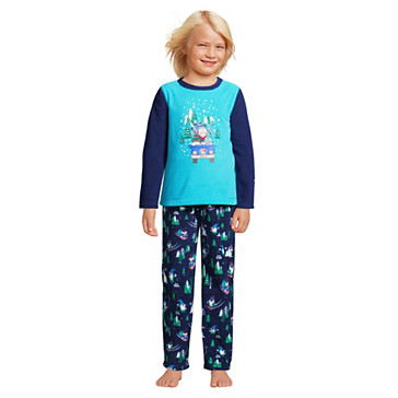 Fleece-Pyjama mit Grafik-Print für Kinder image number 4