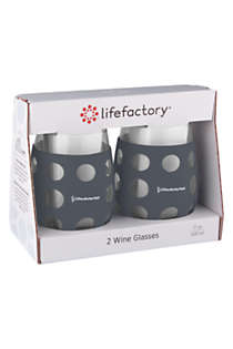lifefactory 17oz Wine Glass with Silicone Sleeve 2 Pack