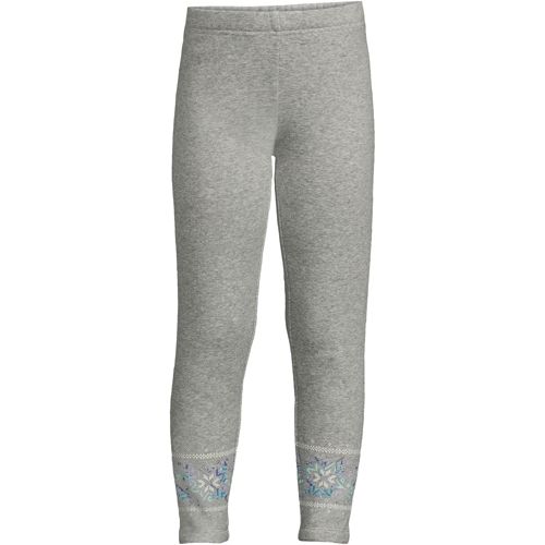 Lands end outlet fleece lined leggings