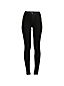 Schwarze High Waist Leggings-Jeans mit Stretch für Damen image number 3