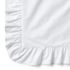 200 Thread Count Cotton Crisp and Cool Percale Ruffle Duvet Bed Cover, alternative image