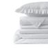 200 Thread Count Cotton Crisp and Cool Percale Ruffle Duvet Bed Cover, Front