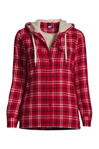 flannel jacket with hood