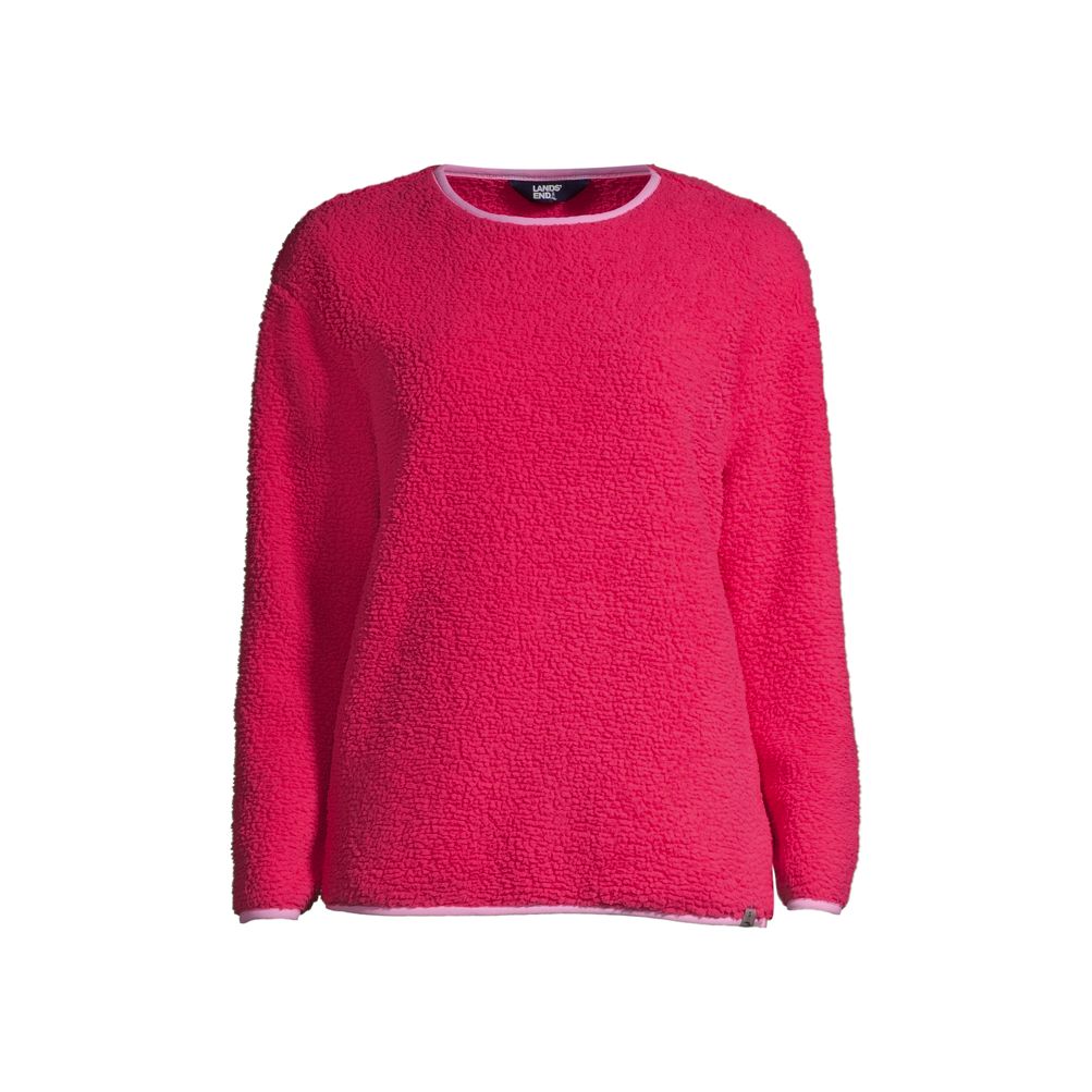 LANDS' END EMBROIDERY SHIRT / PINK