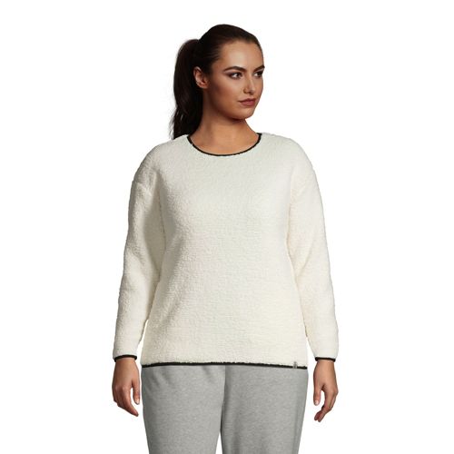 Lands' End Sweatshirt Medium Women's M 10 12 Top Serious Sweats