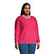 Women's Plus Size Long Sleeve Sherpa Fleece Sweatshirt, alternative image