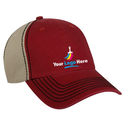 Brushed Twill Cap Personalized  Custom Hats Supplier Imprinted with Logo –  Craft Clothing