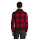 Men's Lighthouse Plaid Pullover Shawl Sweater, Back