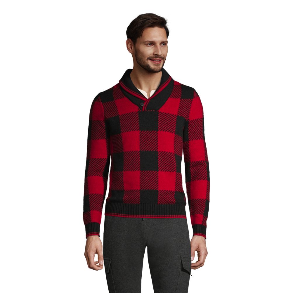 Men's buffalo best sale plaid pullover