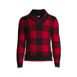 Men's Lighthouse Plaid Pullover Shawl Sweater, Front