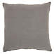 Mina Victory Life Styles Solid Woven Cotton Decorative Throw Pillow, Front