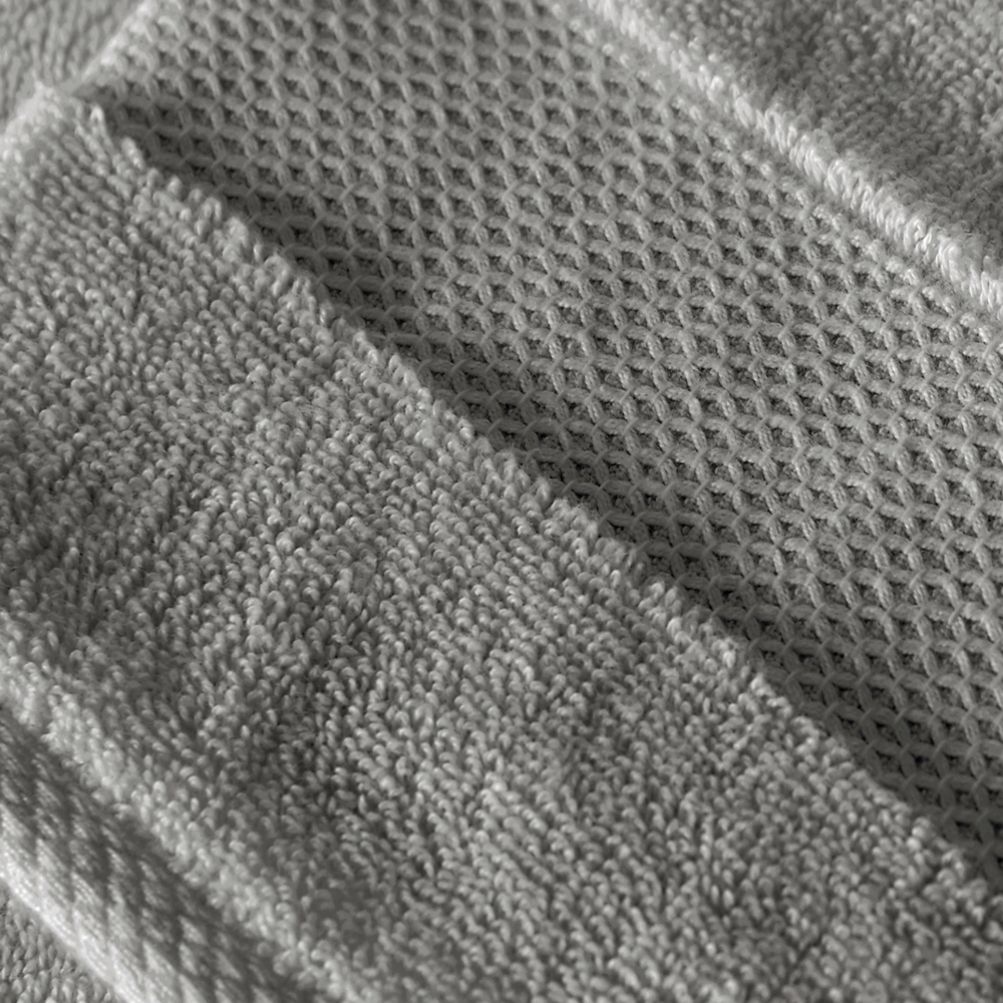 Charisma 4pk Heritage American Hand Towel Set Gray - Charisma