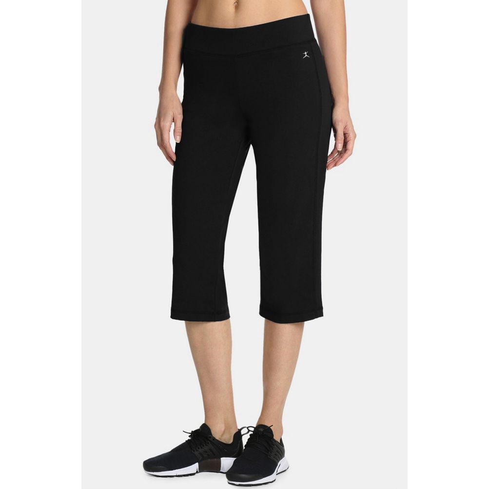 Danskin Women's Sleek Fit Capri Yoga Pants