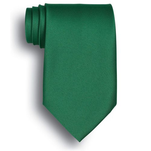 Unisex Custom Logo Solid Tie