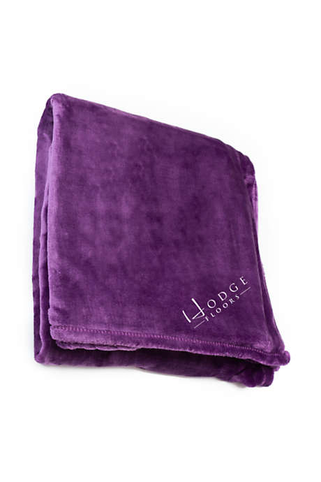 Fleece Custom Embroidered Throw Blanket
