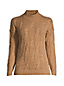 Stehkragenpullover aus Baumwollmix mit Zopfmuster für Damen image number 1