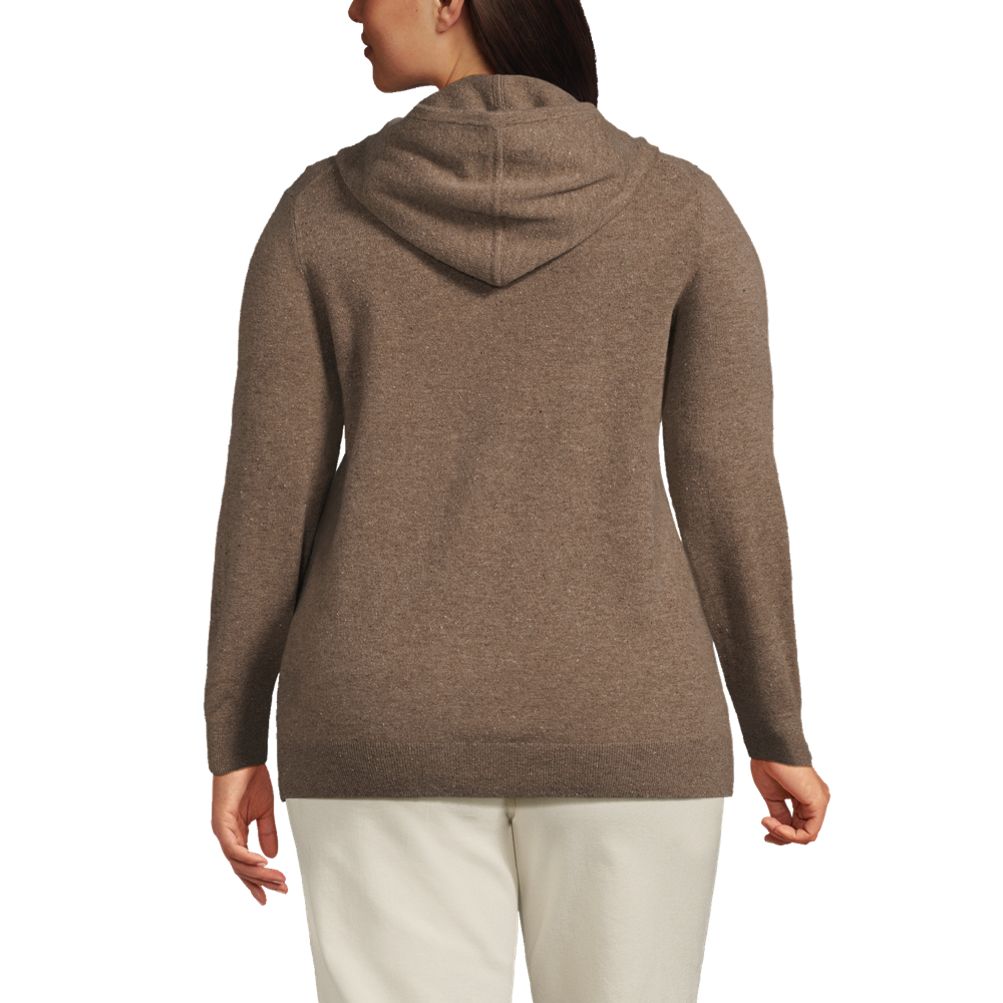 Plus size outlet cashmere hoodie