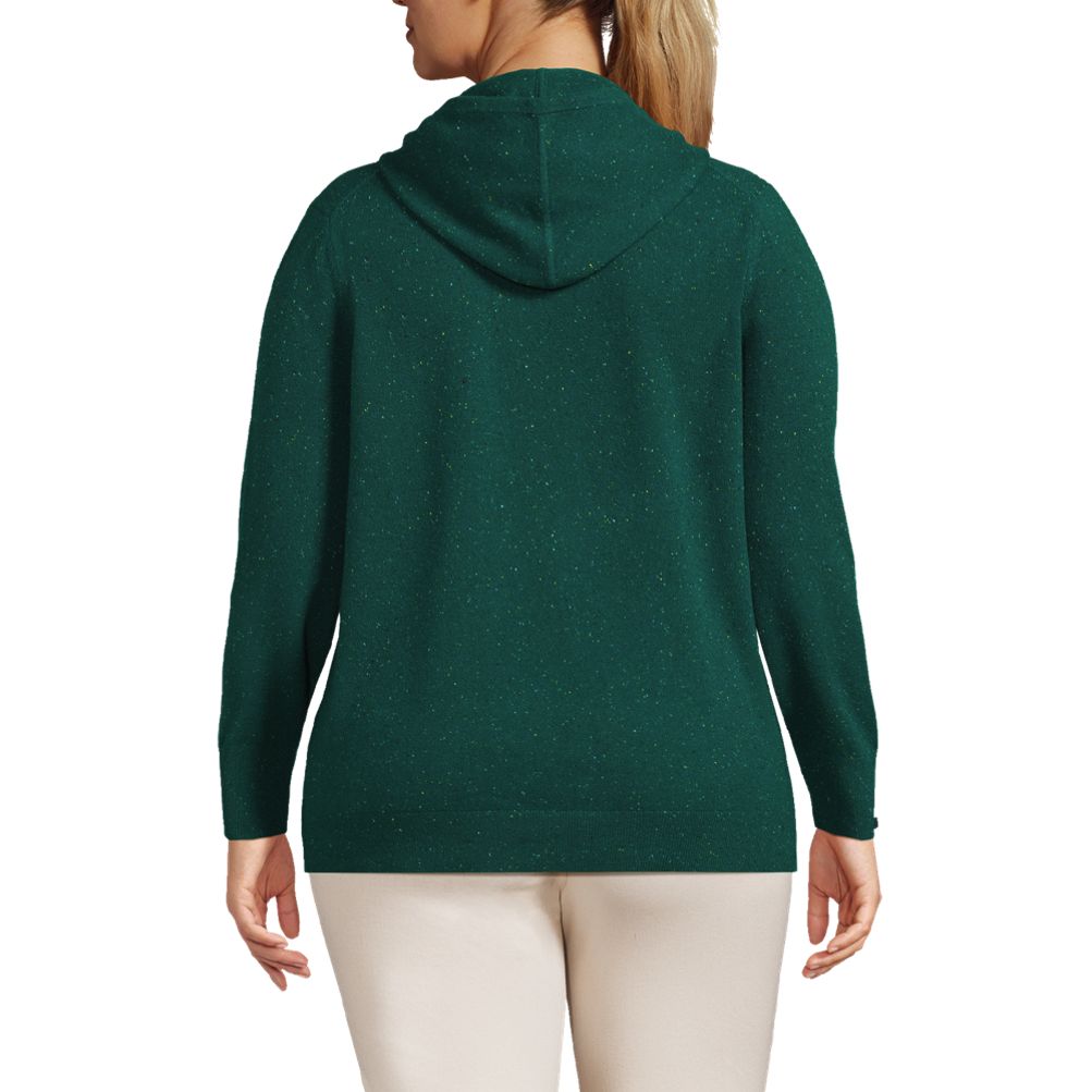 Lands end cashmere hoodie hotsell