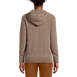 Women's Cashmere Front Zip Hoodie Sweater, Back