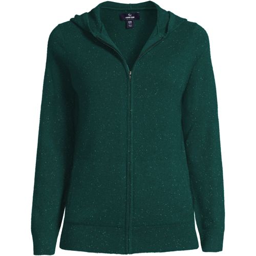 Women's Drifter Cable Quarter Zip Sweater | Lands' End