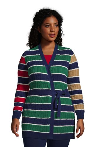 Lands end 2025 plus size cardigans