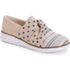 Muk Luks Women's Boardwalk Stepping Out Slip On Sneakers, Front