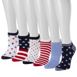 Muk Luks Women's 6 pack Printed Ankle Socks, alternative image