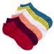 Muk Luks Women's 6 pack Printed Ankle Socks, Front